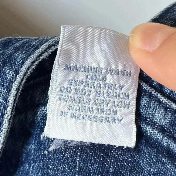 Vintage Gymboree Gender Neutral Denim Overalls  SIZE 12-18 Months - Picture 7 of 7